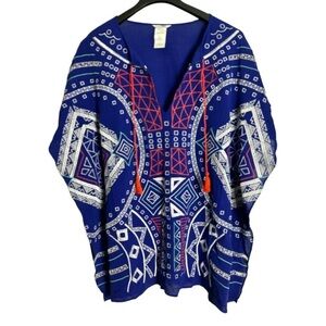 Trina Turk Geometric Print Beach Coverup Size S